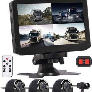 4CH 360 View Truck Dash Camera System DVR Recorder